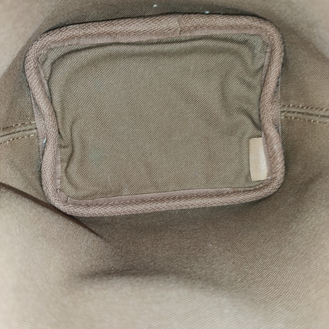 NÉONOÉ Nano Monogram Coated Canvas Brown