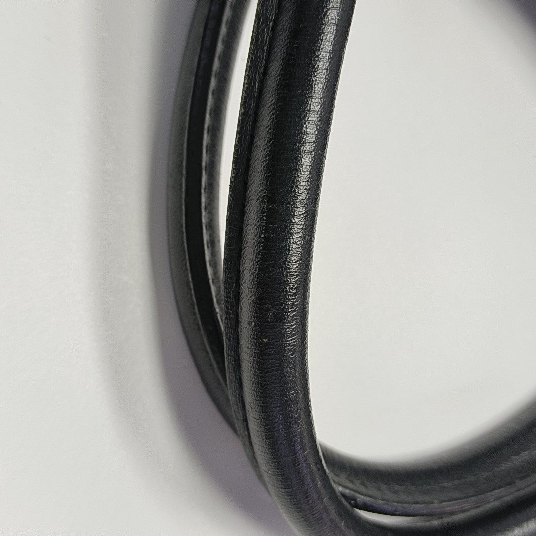 Calfskin Top Handle Bag Black