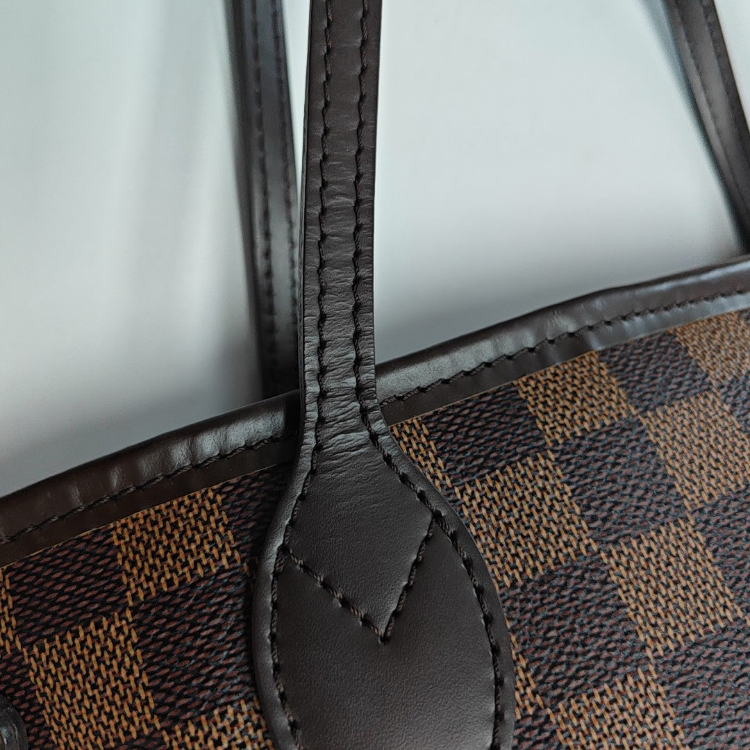 NEVERFULL PM Damier Ebene Coated Canvas Brown