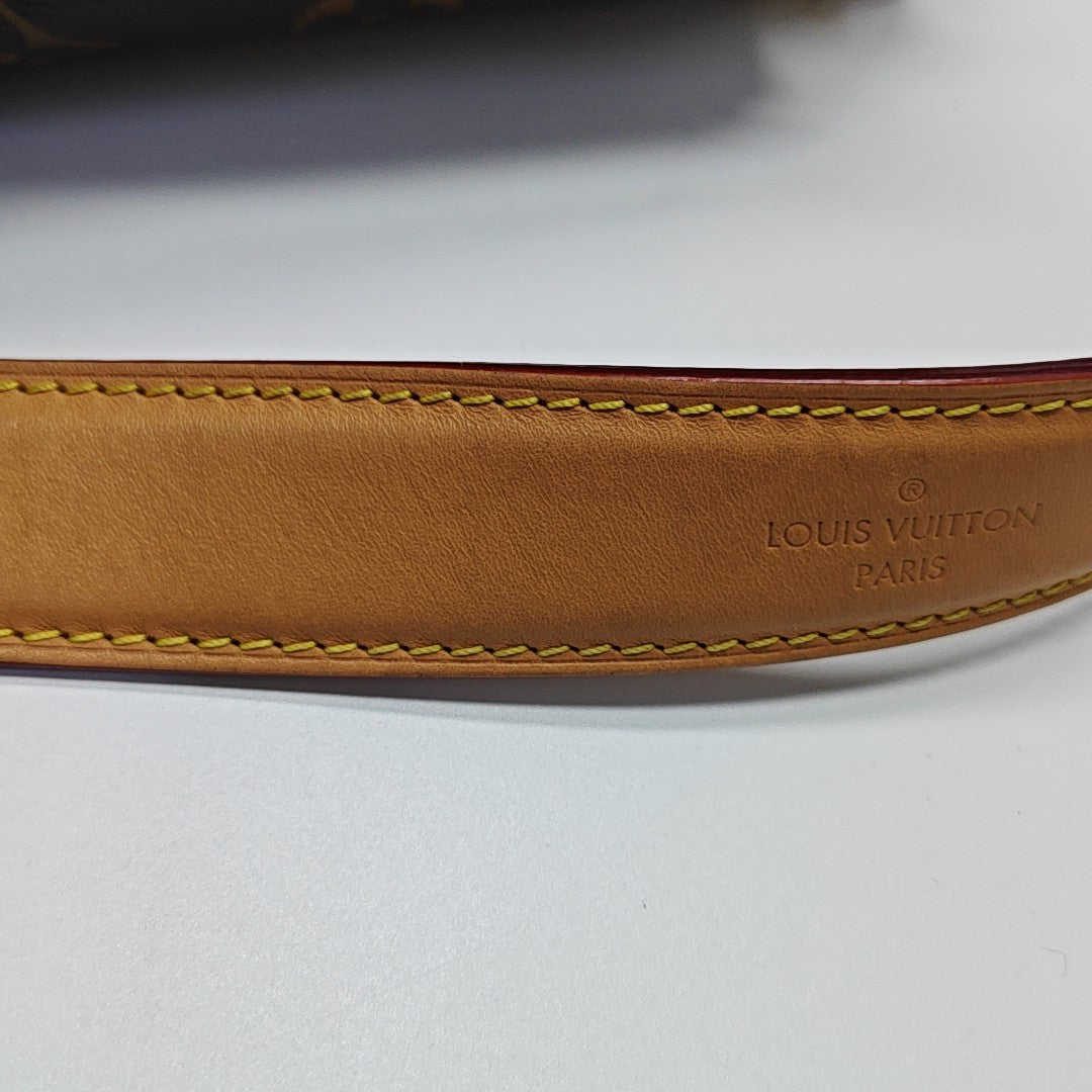 SIDE TRUNK MM Monogram Coated Canvas Brown