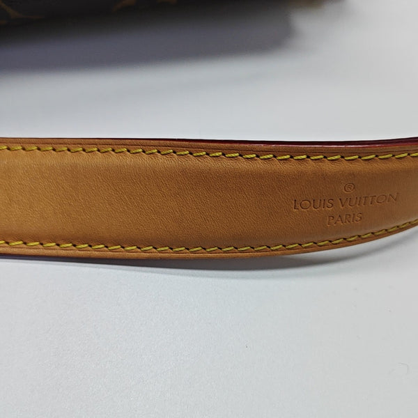 SIDE TRUNK MM Monogram Coated Canvas Brown