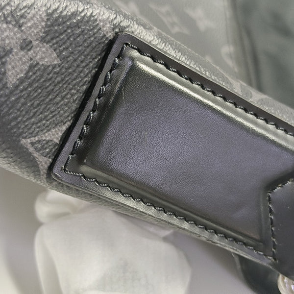 DISTRICT MM Monogram Coated Canvas Black