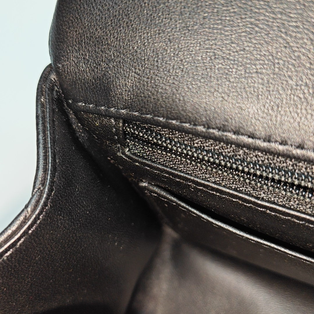 Quilted Lambskin Mini Black