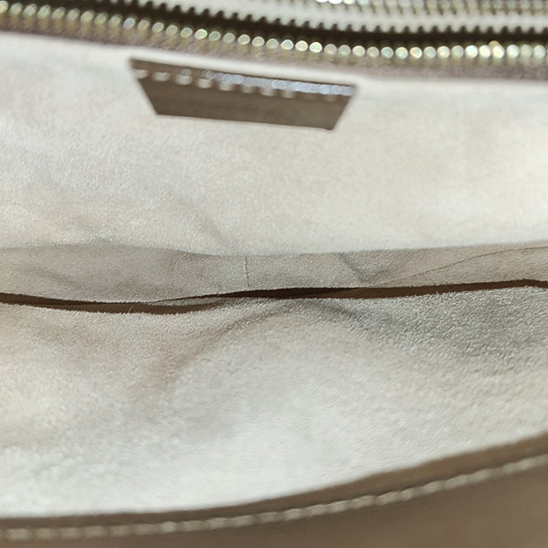 Horsebit 1955 Medium Monogram Coated Canvas Beige