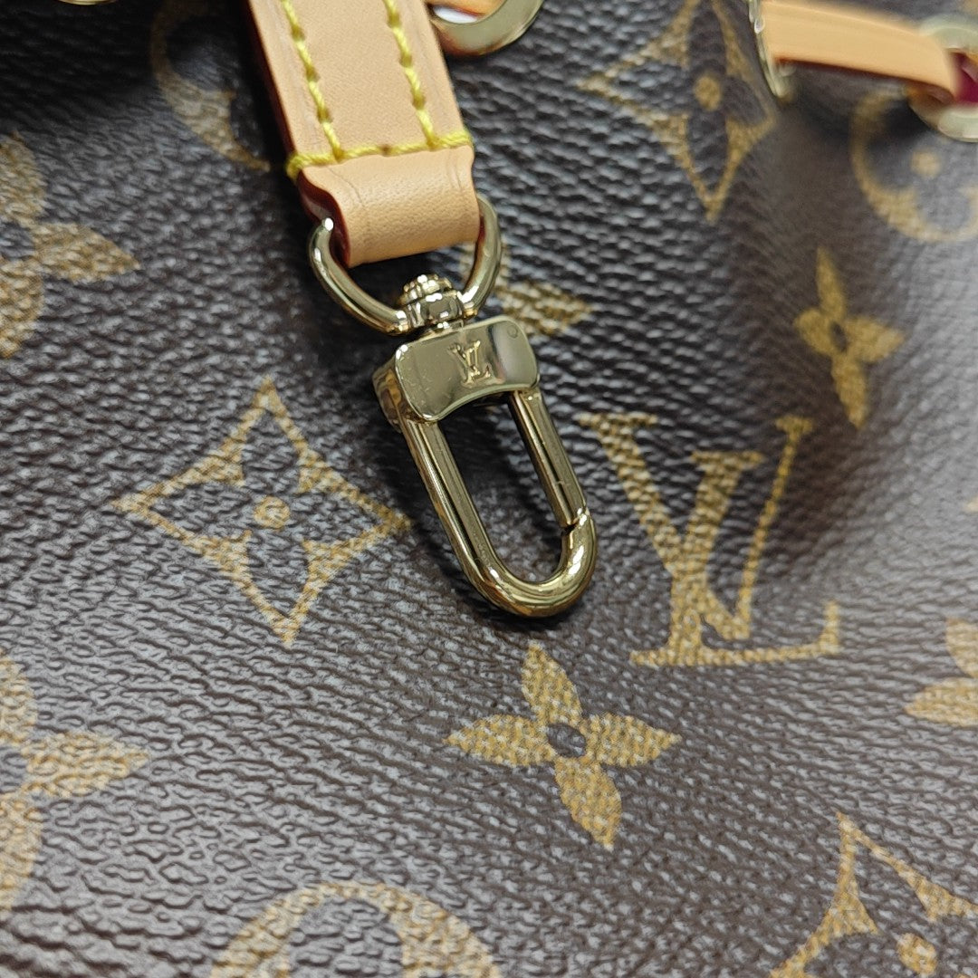 VIVIENNE Monogram Coated Canvas Brown