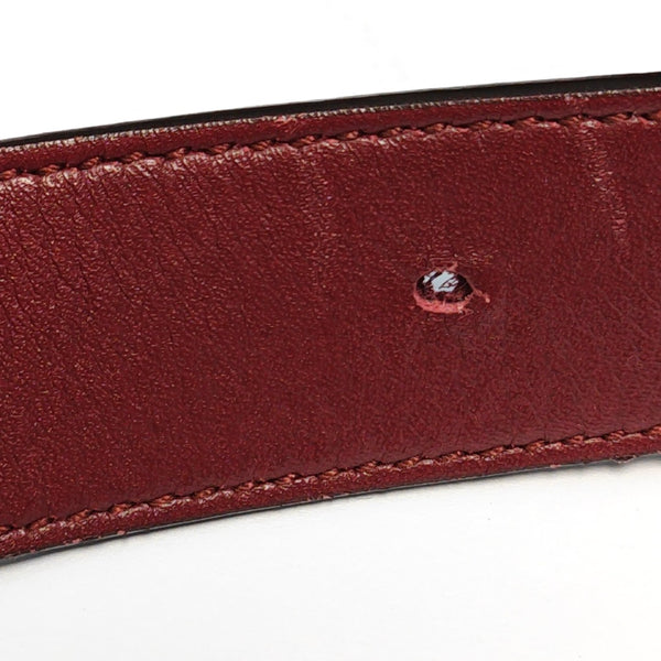 Leather Belt Red
