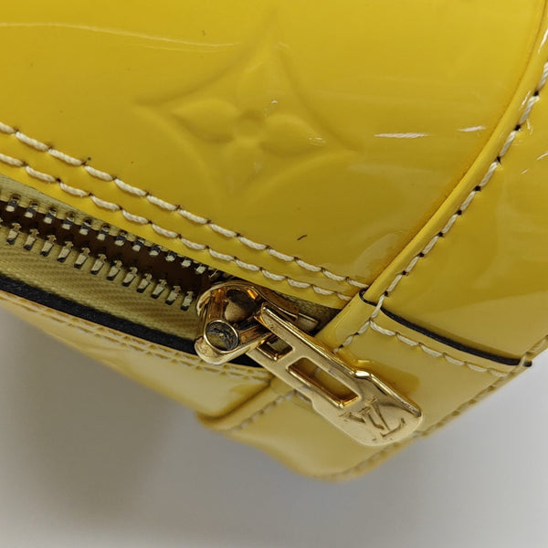 ALMA BB Monogram Patent Leather Yellow