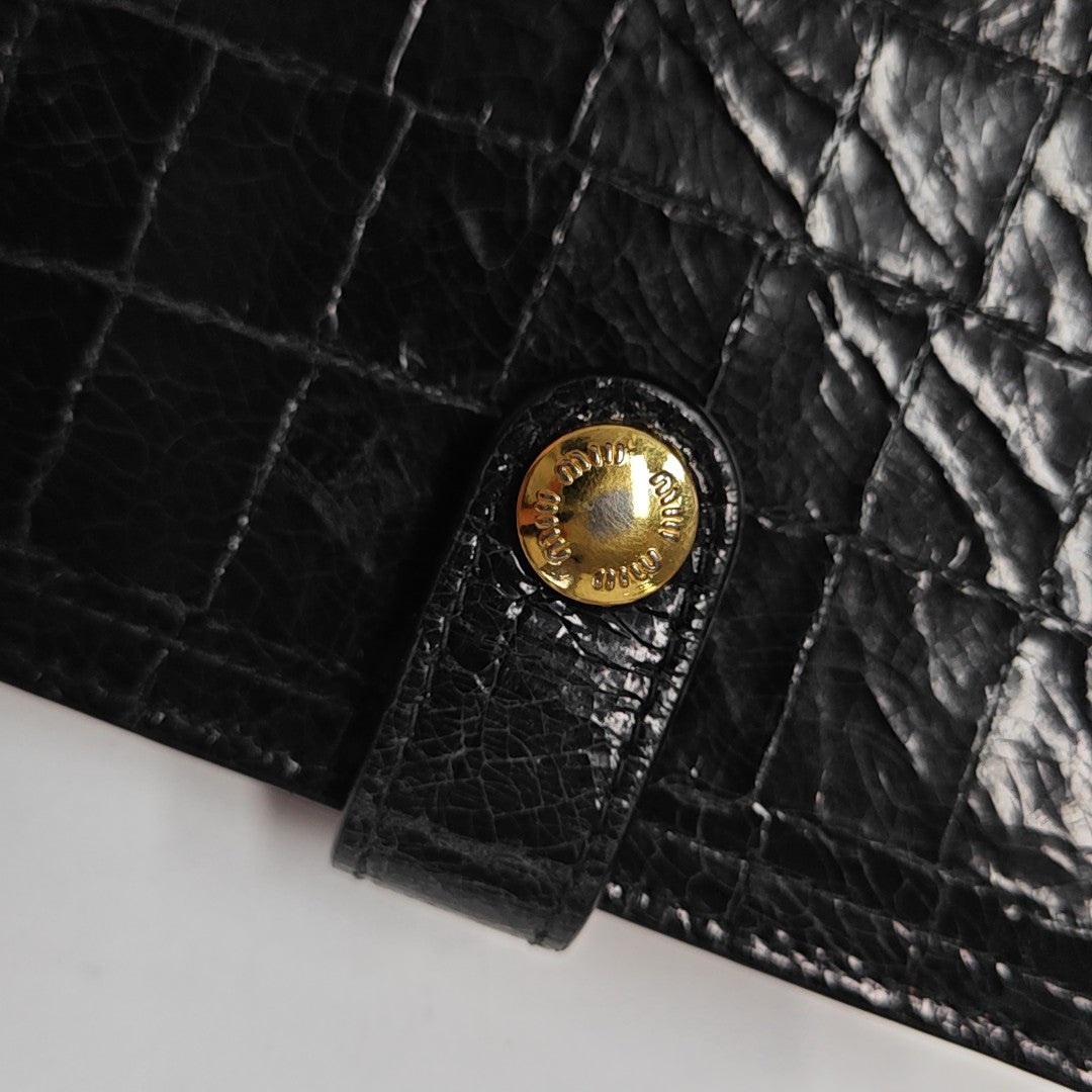 Calfskin Wallet Black