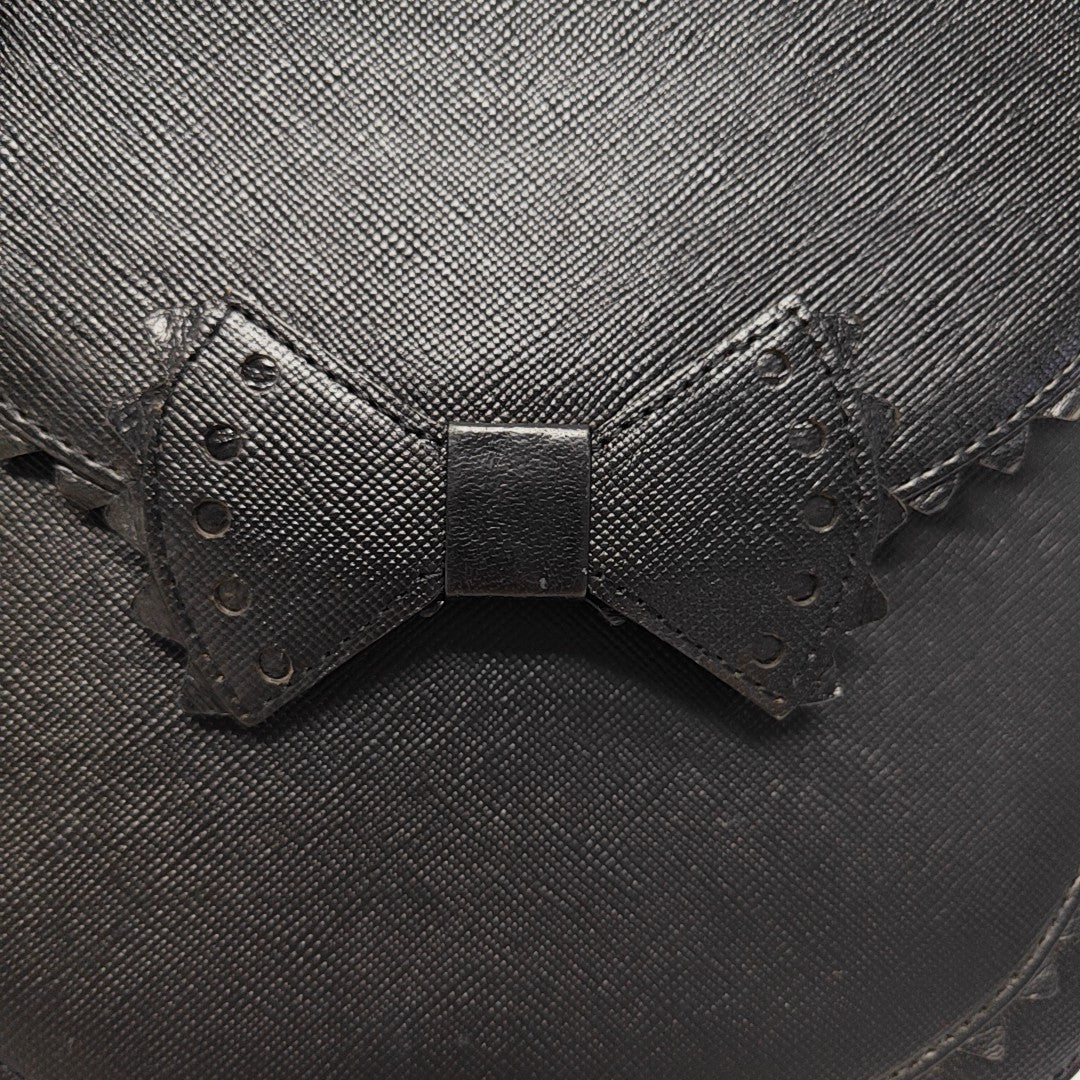 Calfskin Crossbody Bag Black