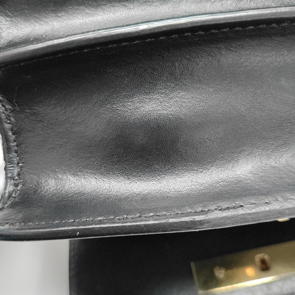 Calfskin Shoulder Bag Black