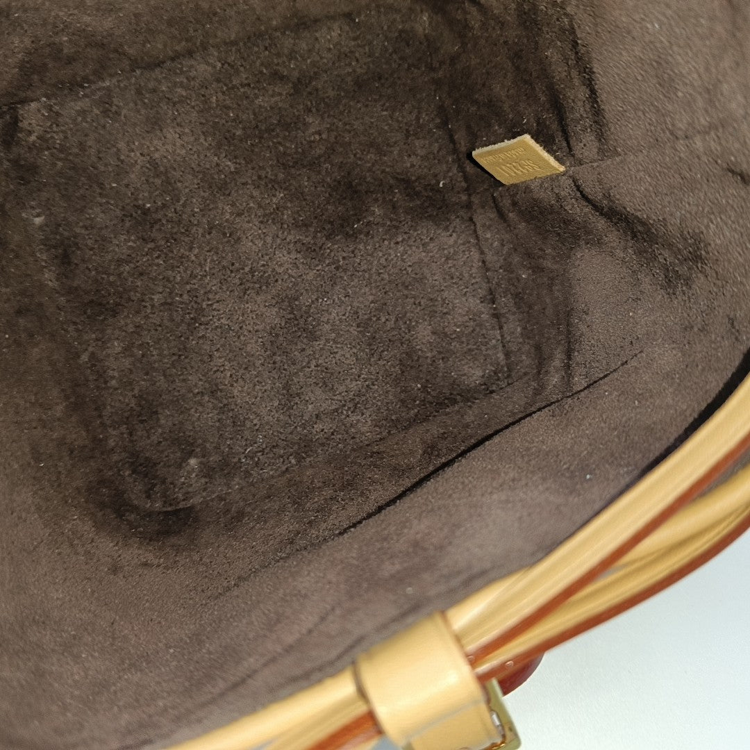 NOÉ Monogram Coated Canvas Brown
