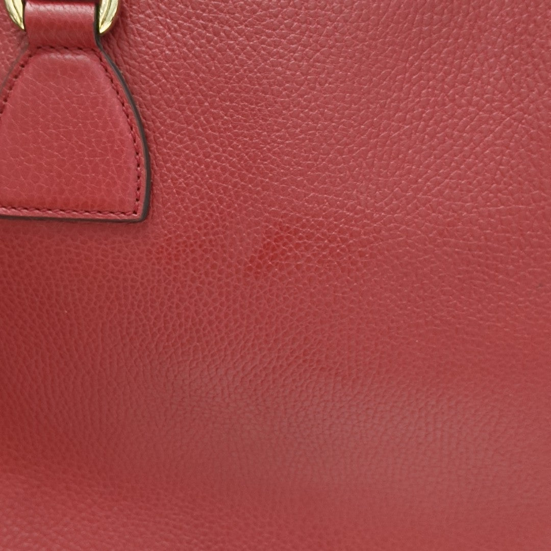 Microguccissima Calfskin Red