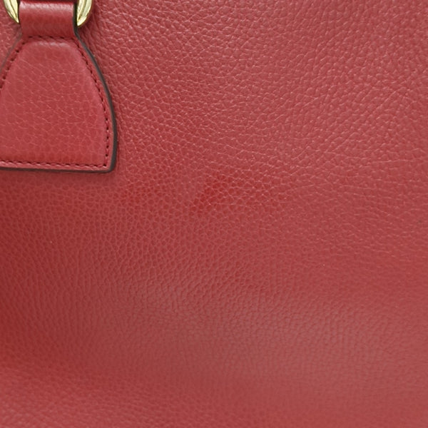 Microguccissima Calfskin Red