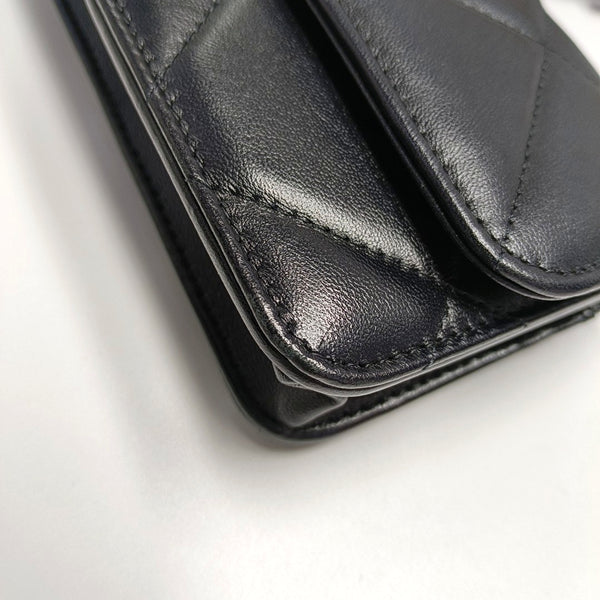 Authenticated pre-owned  CHANEL 19 Quilted Lambskin Black - Belt Bag at Looply