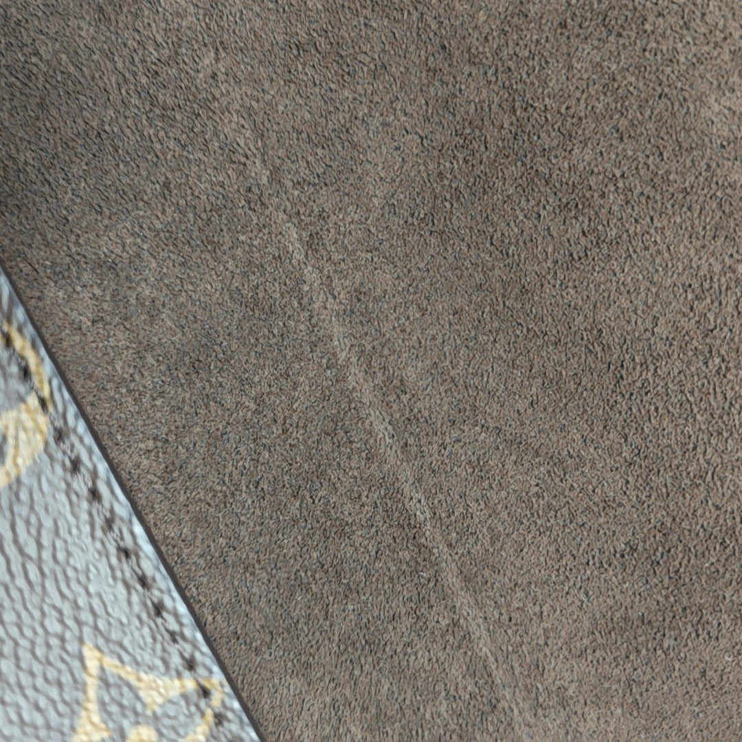 Lily Monogram Coated Canvas Brown
