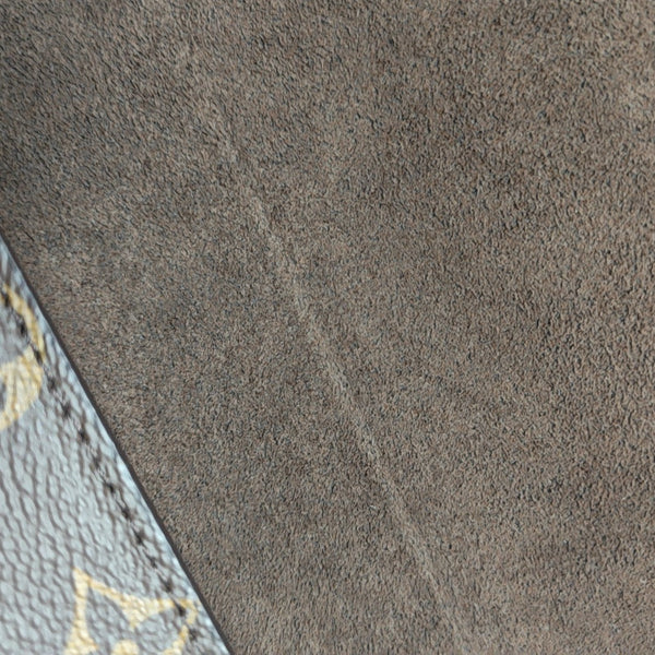 Lily Monogram Coated Canvas Brown