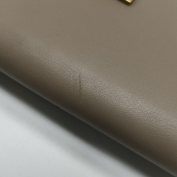 Calfskin Wallet Gray