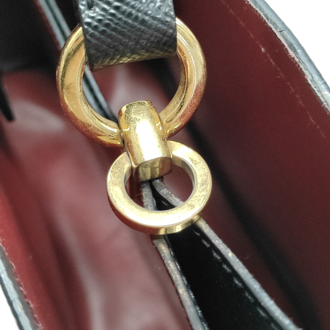 Panier Saffiano Calfskin Black