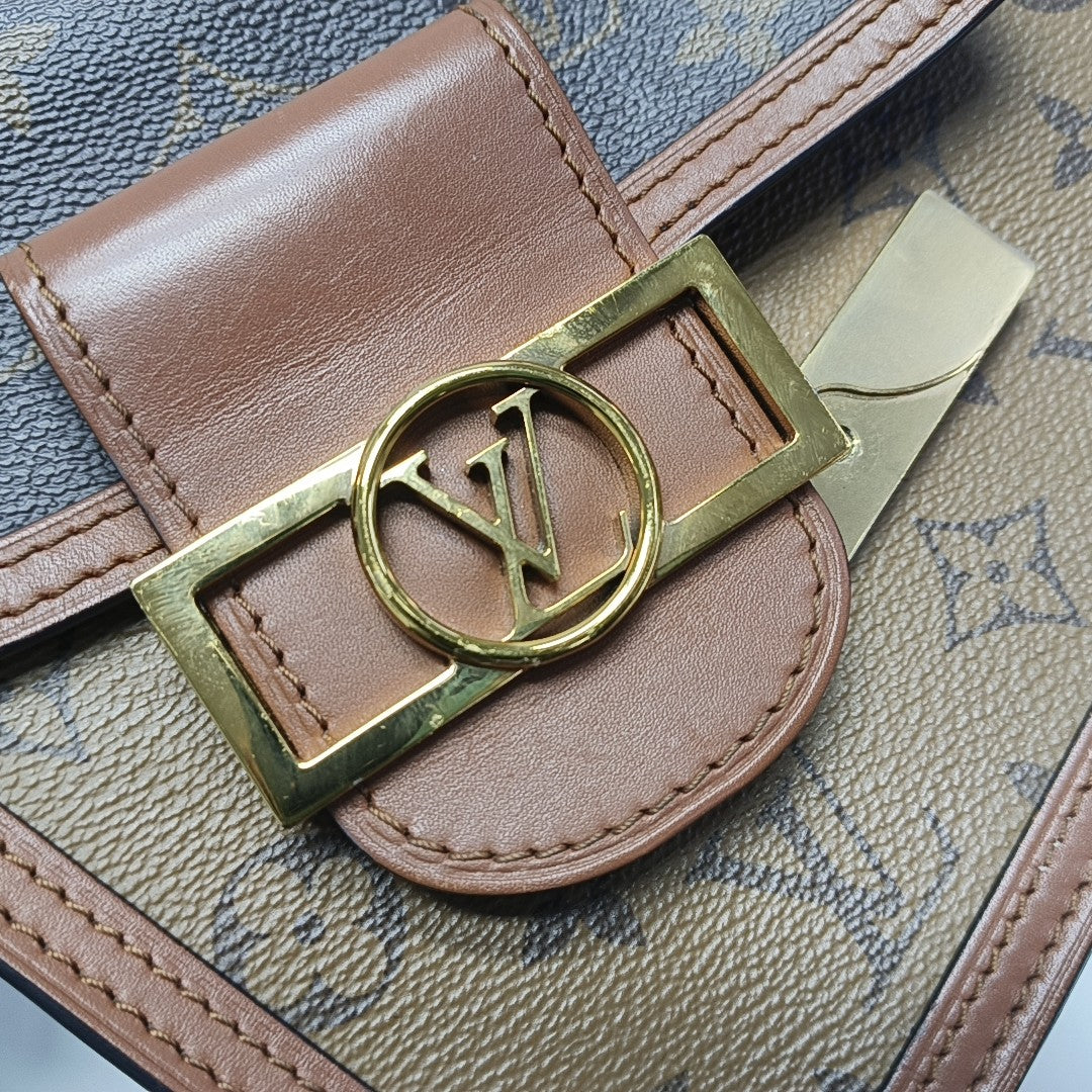 DAUPHINE Mini Coated Canvas Brown