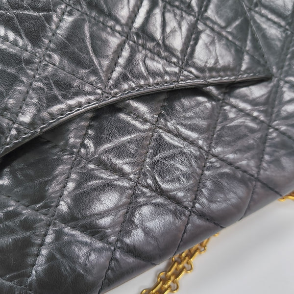 2.55 227 (jumbo) Quilted Calfskin Black