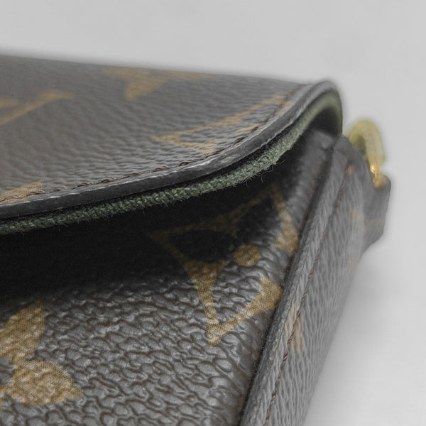 FÉLICIE Monogram Coated Canvas Brown