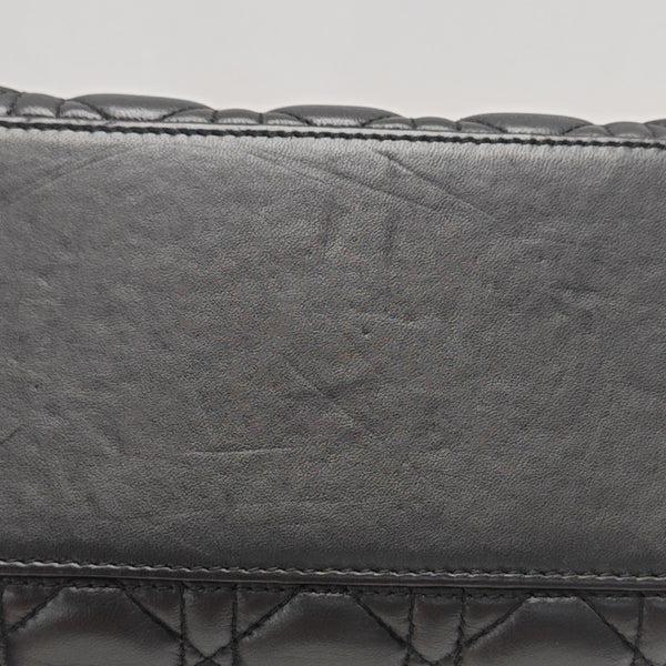 Lady Dior Medium Cannage Lambskin Black