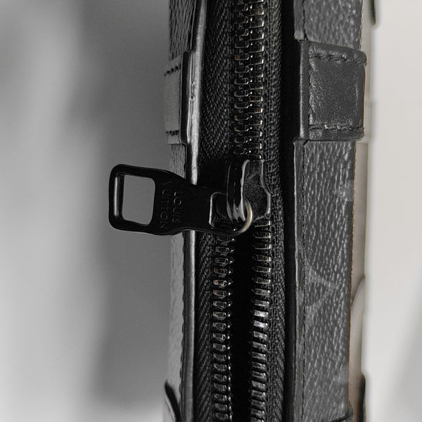 WALLET TRUNK Monogram Coated Canvas Gray