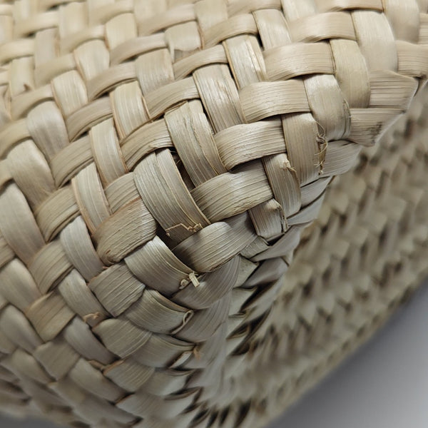 Straw Shoulder Bag Beige