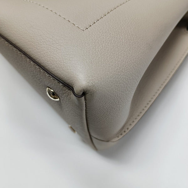 Calfskin Shoulder Bag Beige