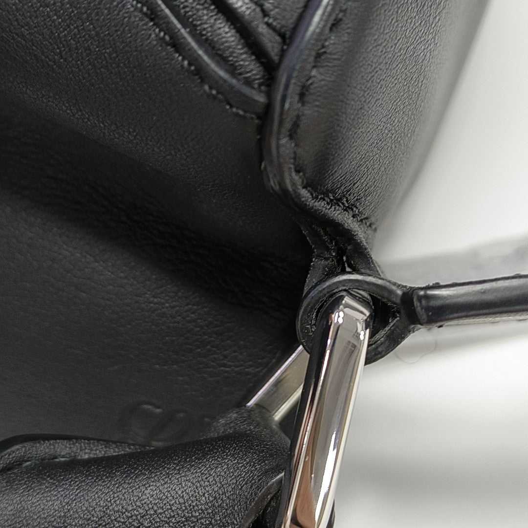 Puzzle Edge Small Calfskin Black