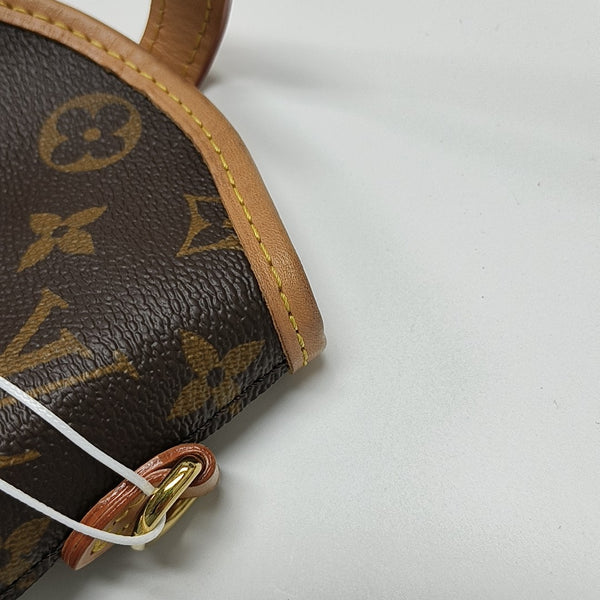FOLD ME Monogram Coated Canvas Brown