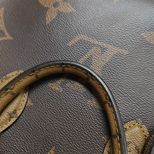 ONTHEGO PM Monogram Coated Canvas Brown