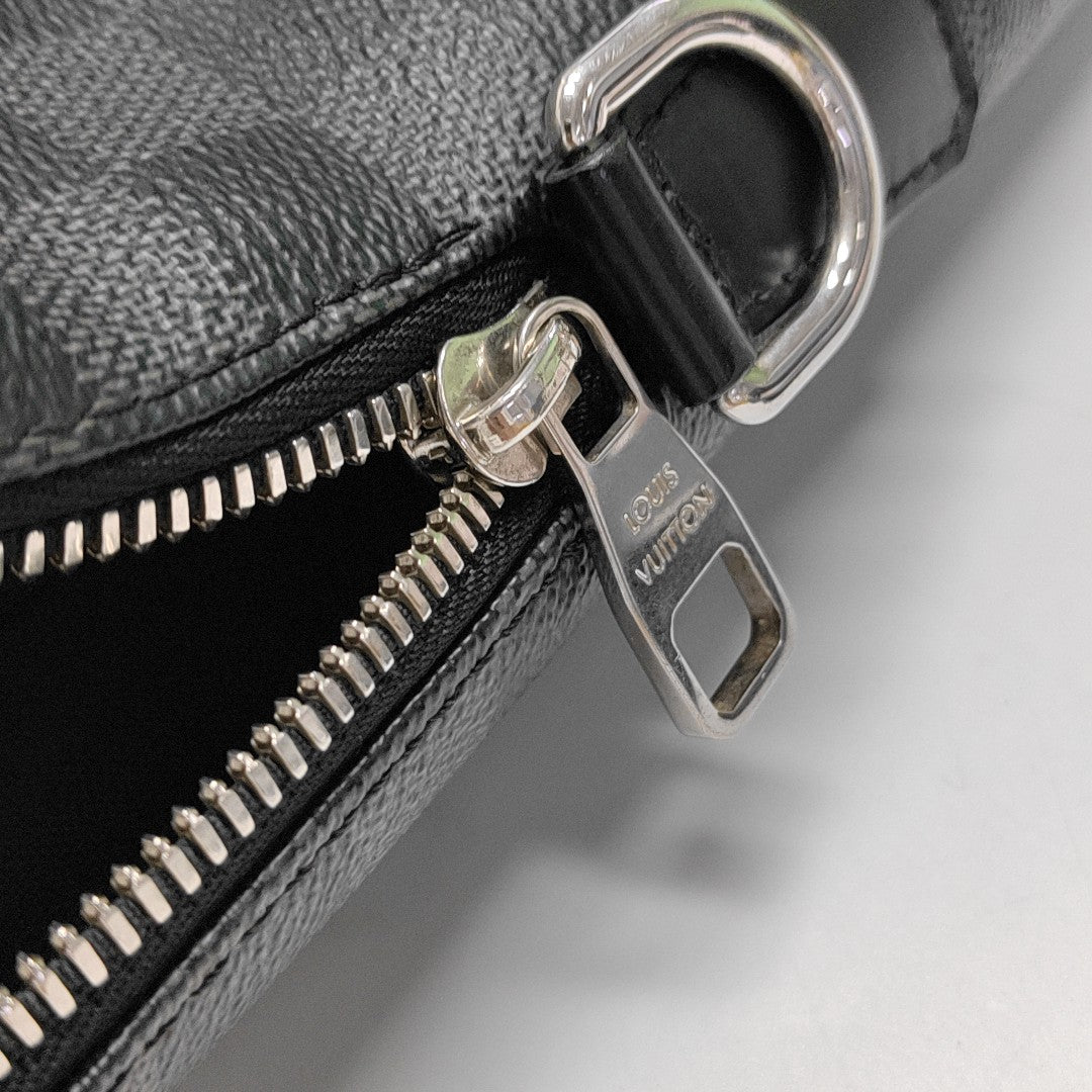 PORTE-DOCUMENTS Damier Graphite Coated Canvas Gray