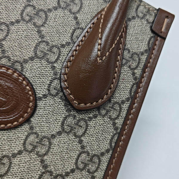 Retro Mini Monogram Coated Canvas Beige