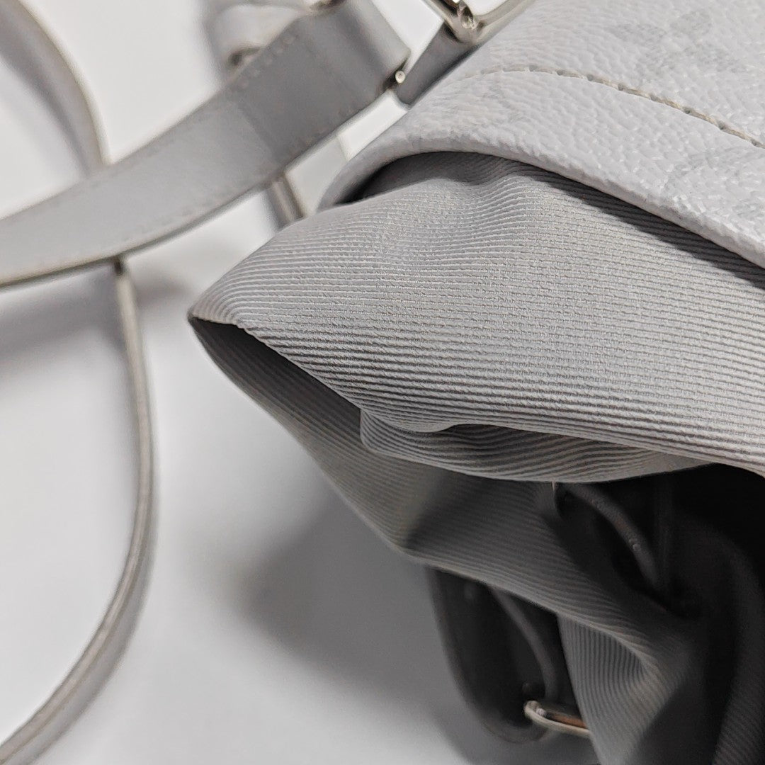 CHALK Monogram Coated Canvas Gray