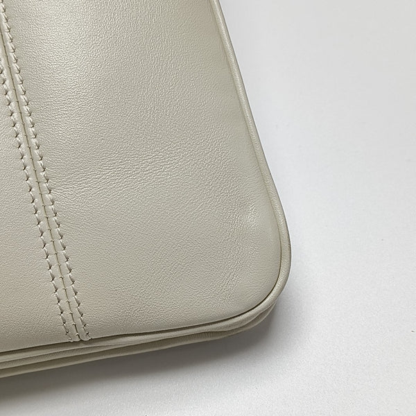 Calfskin Shoulder Bag White