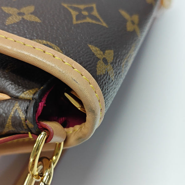 DIANE Monogram Coated Canvas Brown
