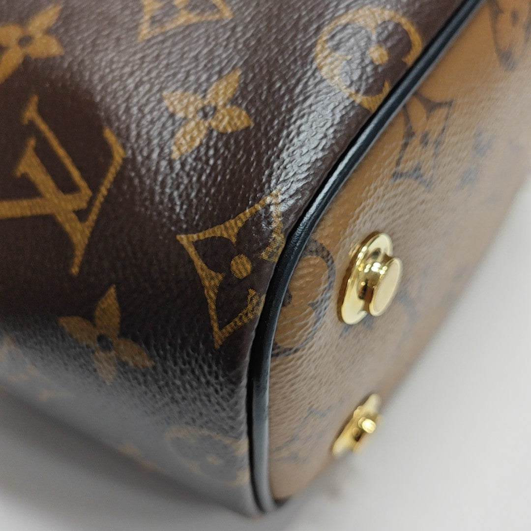 Vanity Chain Pouch Monogram Coated Canvas Brown