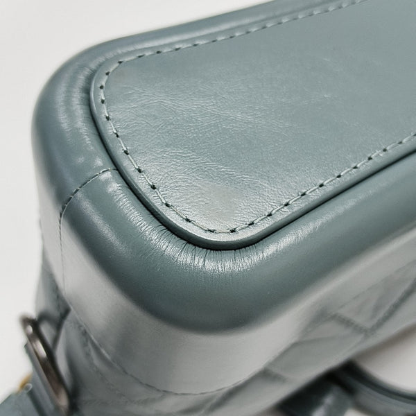 GABRIELLE Small Quilted Calfskin Blue