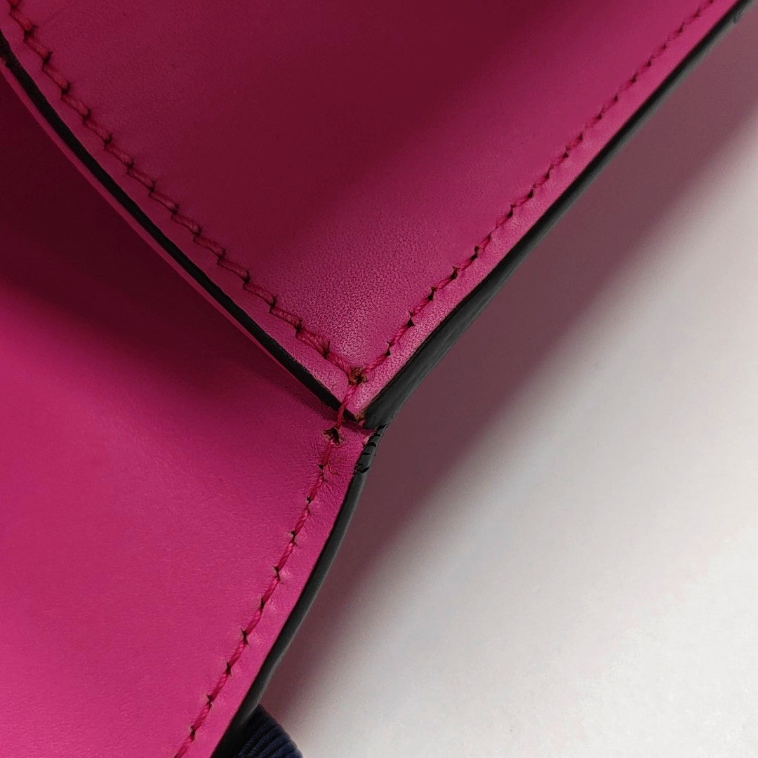 Authenticated pre-owned  Sylvie Small Calfskin Pink - Shoulder Bag at Looply
