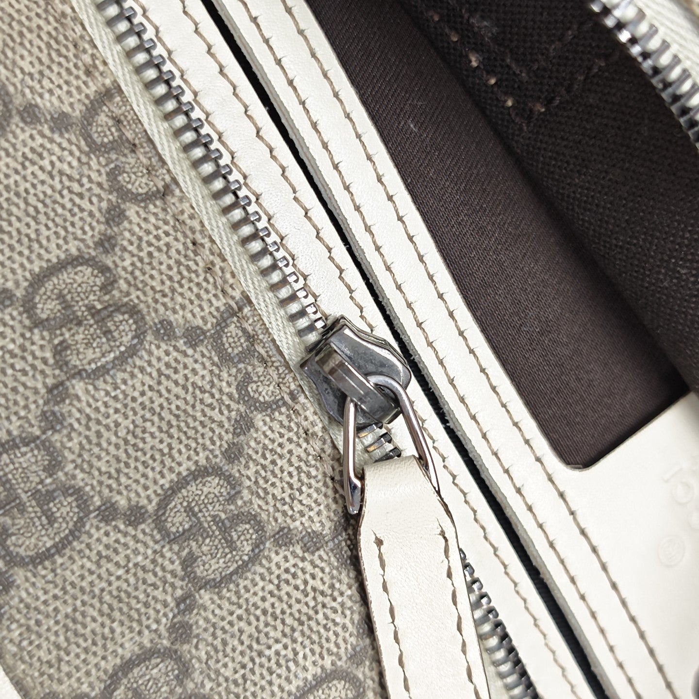 GG Imprime Monogram Coated Canvas Beige
