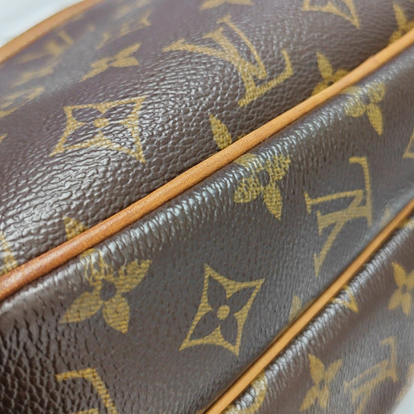 REPORTER Monogram Coated Canvas Brown