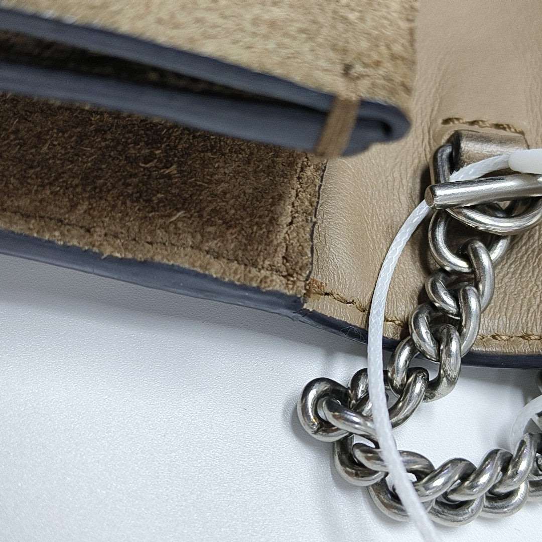 Dionysus Super Mini Monogram Coated Canvas Beige