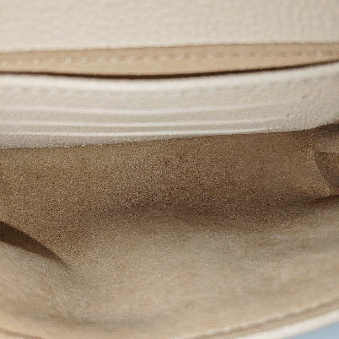 NANO MADELEINE Nano Monogram Calfskin Beige