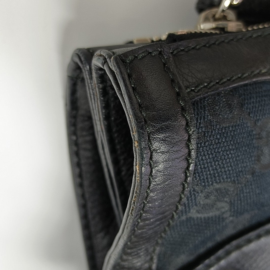 Icon Bit Monogram Canvas Blue