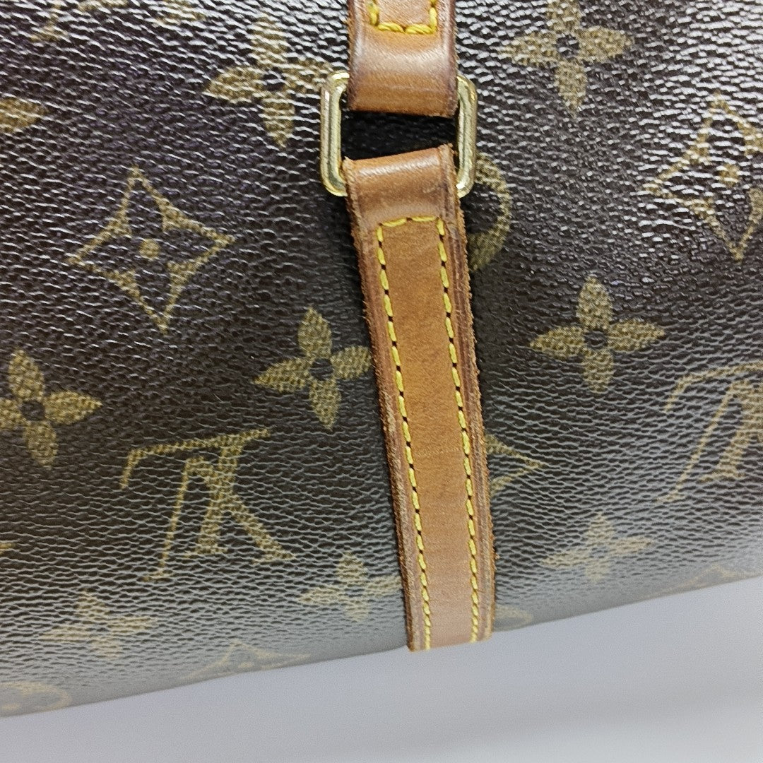 PAPILLON 30 Monogram Coated Canvas Brown