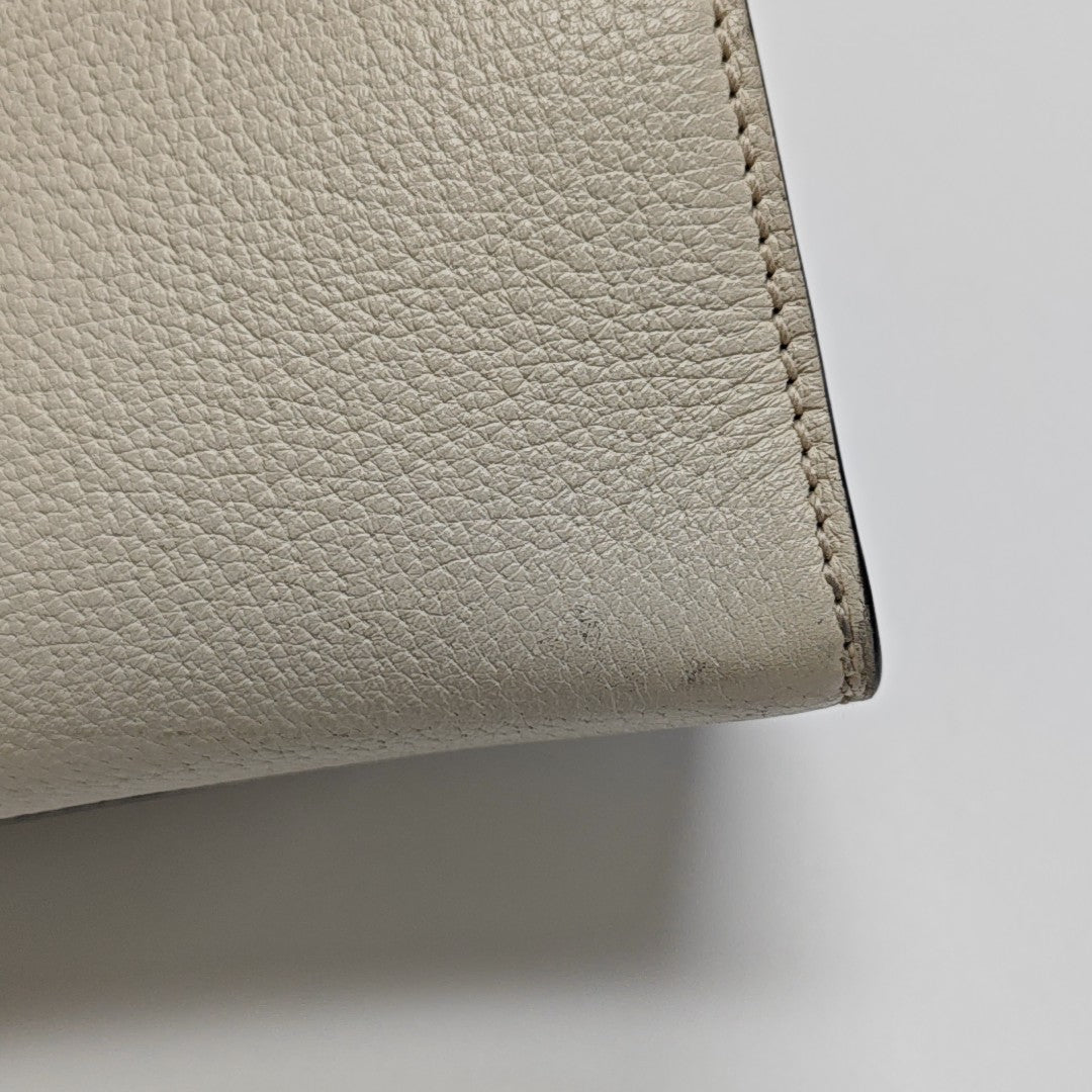 Sylvie Medium Calfskin Beige