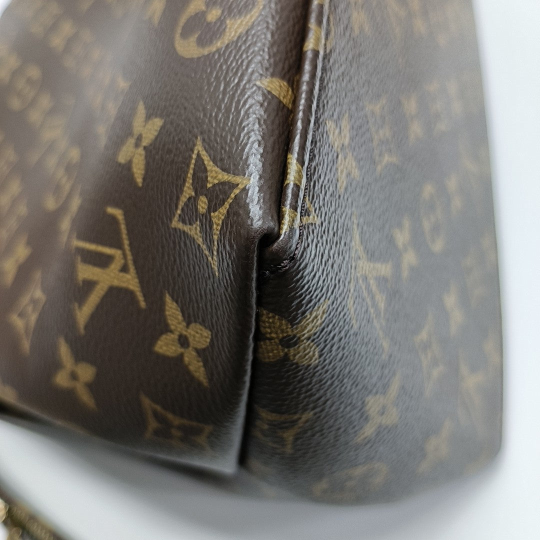 PALAIS GM Monogram Coated Canvas Brown