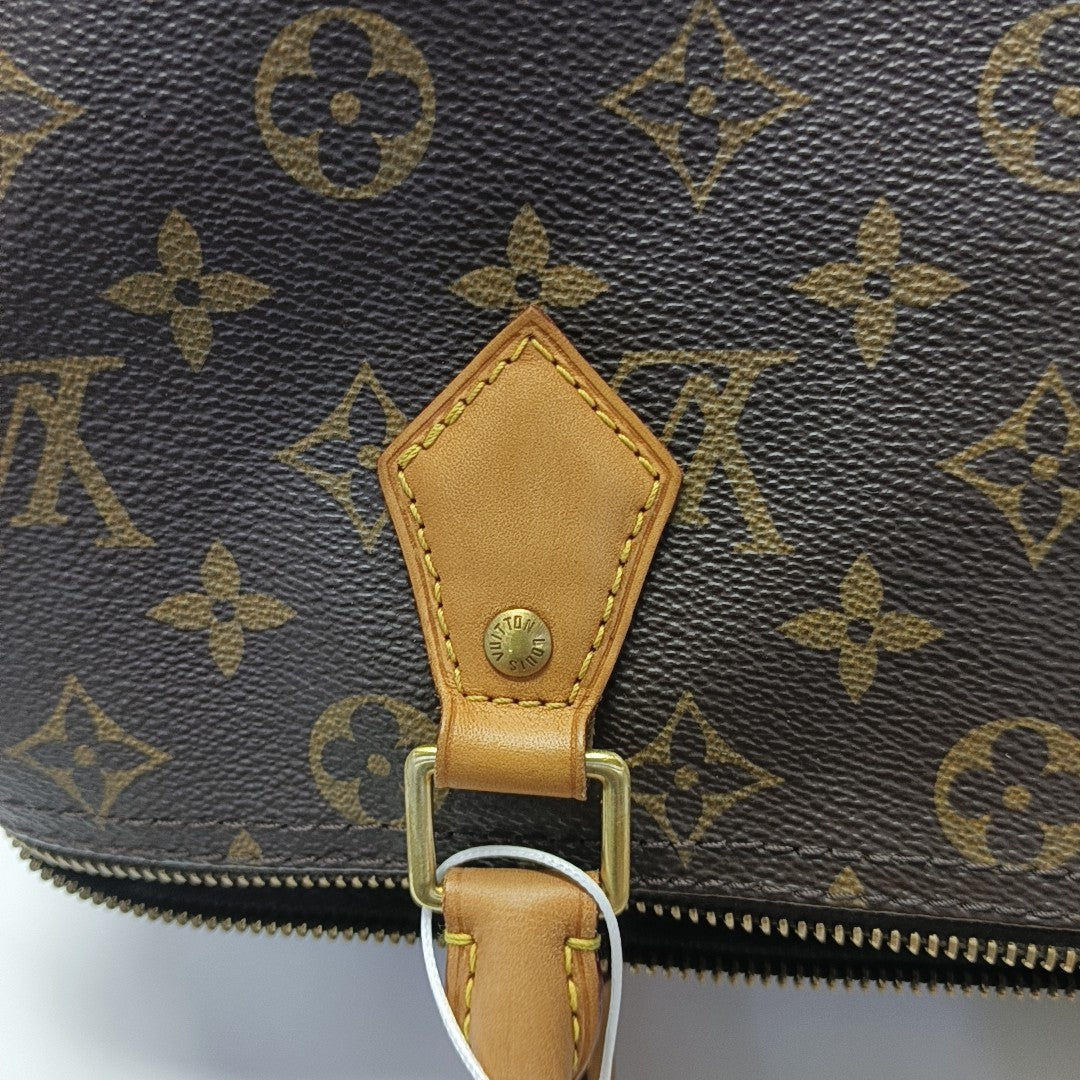 SPEEDY 30 Monogram Coated Canvas Brown