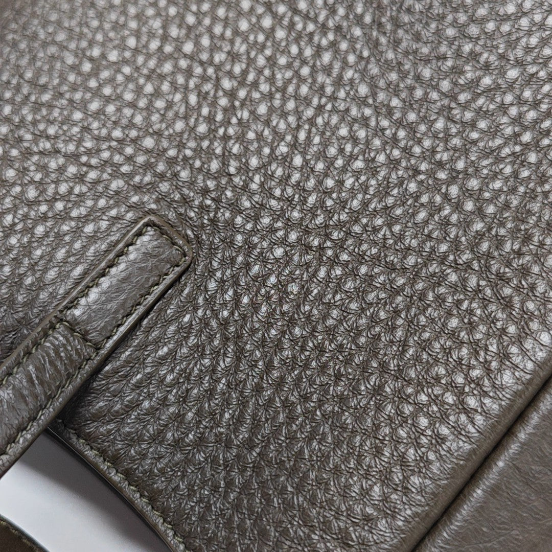 LE 5 À 7 Mini Calfskin Green